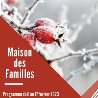 Mairie de Torcy - Programme des vacances d’Hiver – Maison des Familles