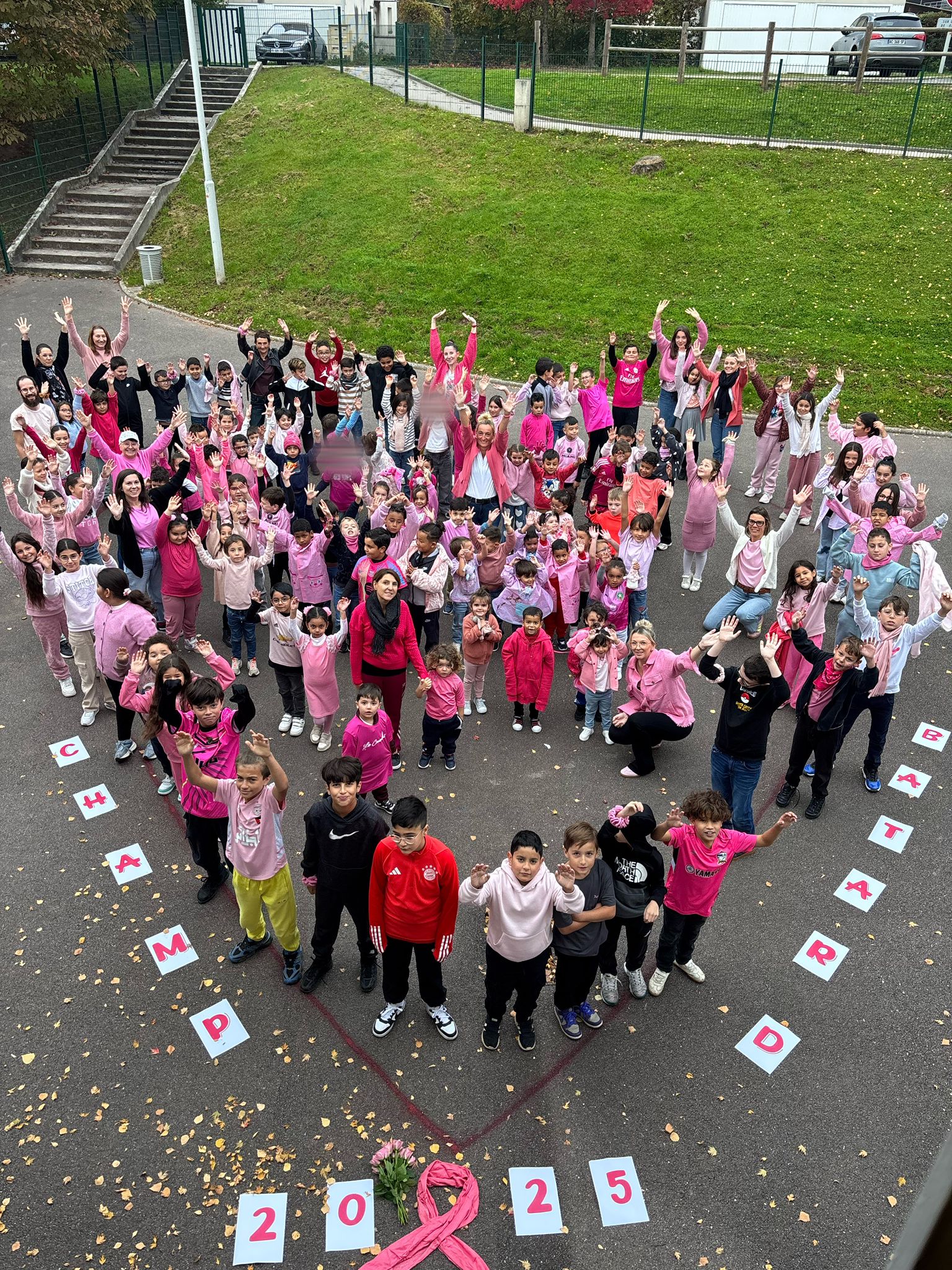 école champ batard tous en rose