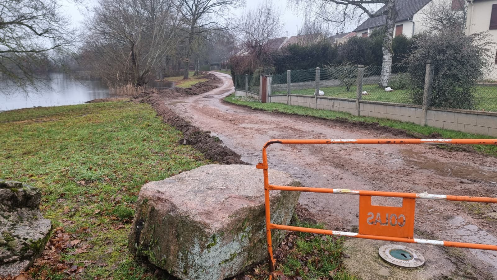 travaux bords du lac2