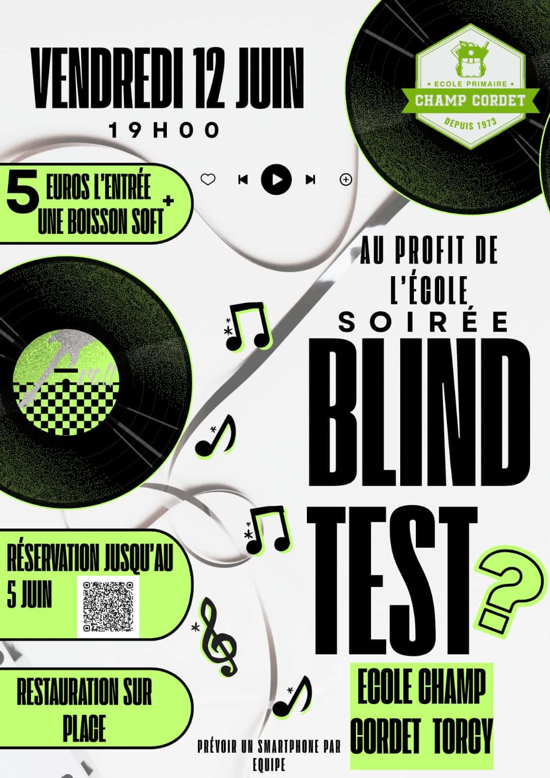 affiche blind test